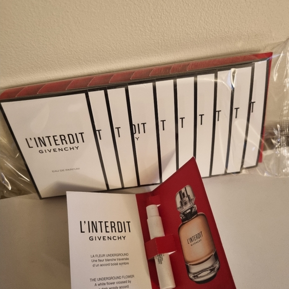 Givenchy L'Interdit samples sealed pack travel spray mini handbag size l… - Picture 4 of 4